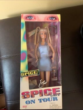 NWT Baby Spice doll  in light blue dress with blonde hair